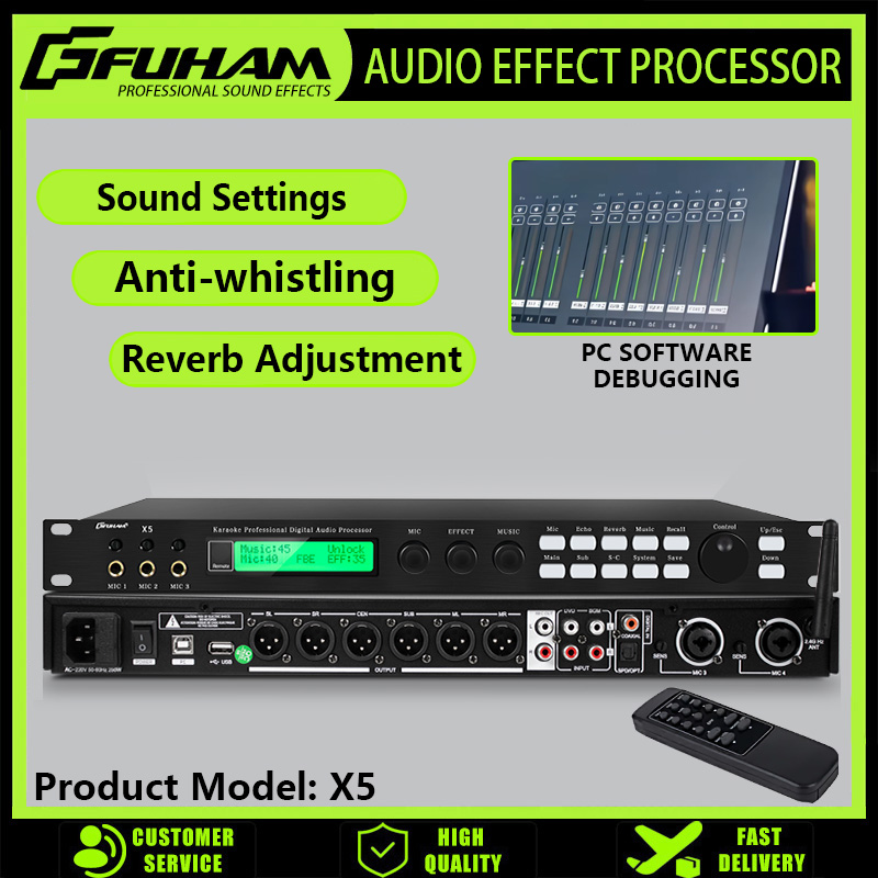 Outdoor Power Amplifier - Profesjonalny procesor audio FUHAM X5 Bluetooth
