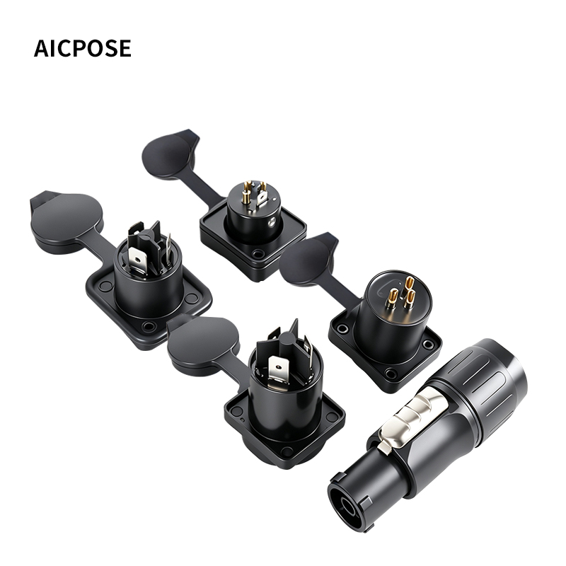 Outdoor Power Socket With Lock - 10 szt. wodoodpornych złączy Powercon True