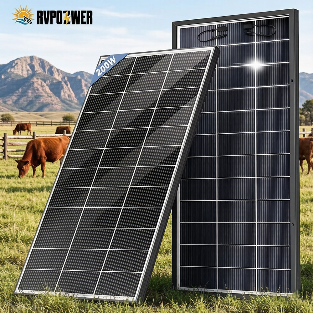 Outdoor Power Distribution Panel - Panel słoneczny dwustronny RVPOZWER 16BB z