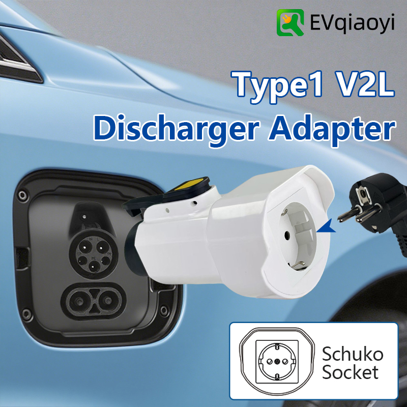 Outdoor Power Plug In - Adapter rozładowujący EVqiaoyi Type1 V2L z