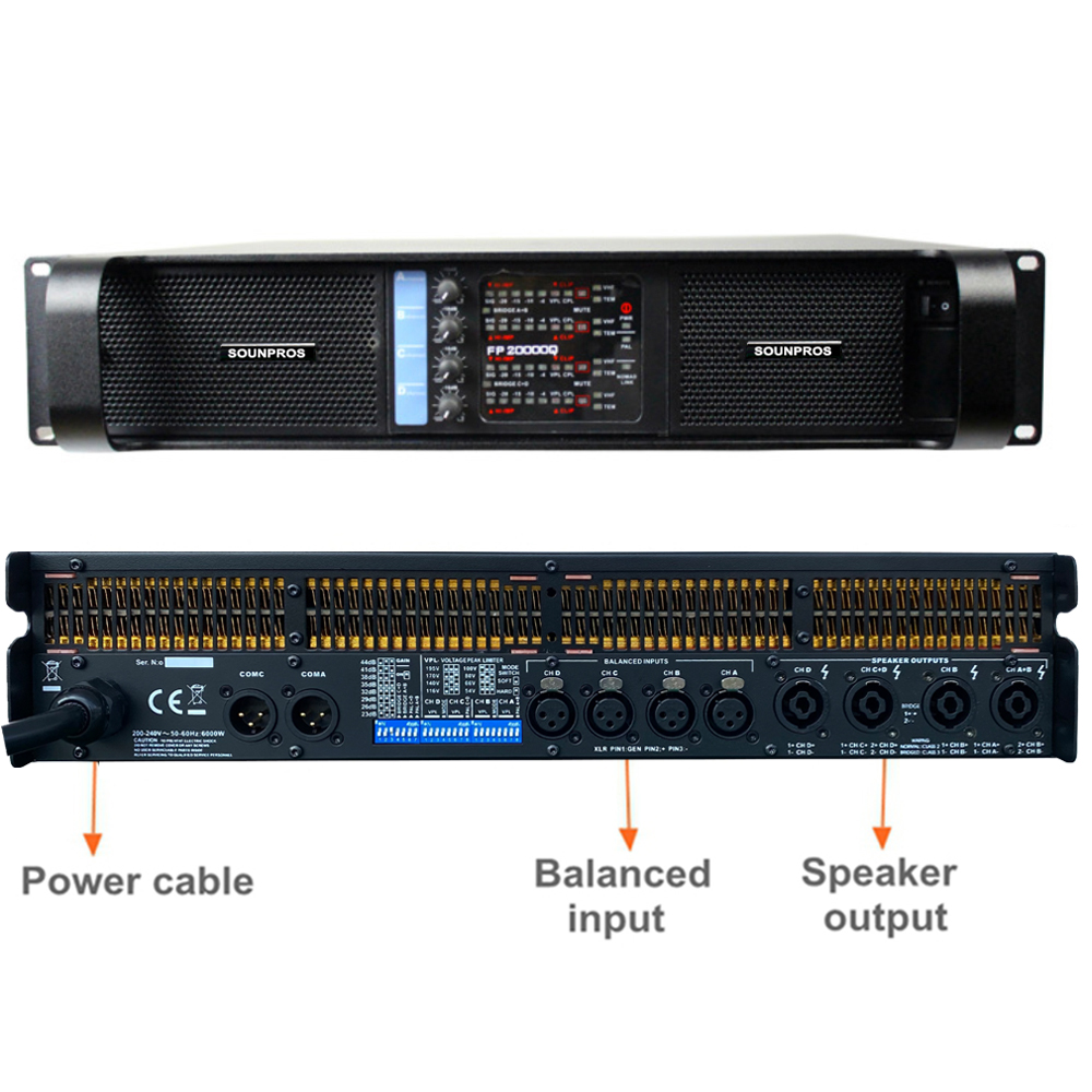 Outdoor Power Amplifier - 4-kanałowy cyfrowy wzmacniacz mocy klasy D