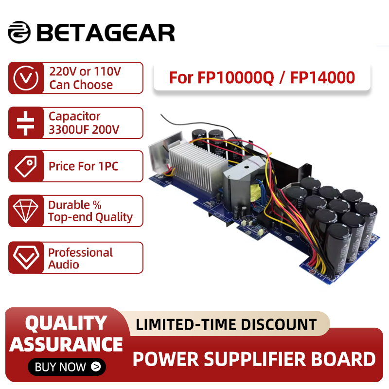 Outdoor Power Amplifier - Betagear Fp14000q wzmacniacz płyta zasilająca źródło