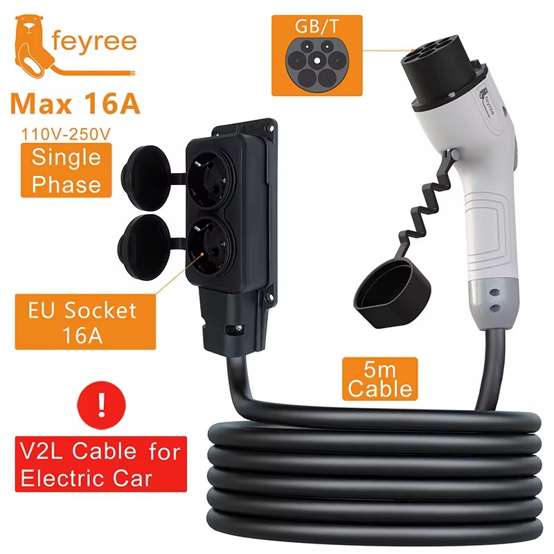 Outdoor Power Plug In - Kabel rozładowujący Feyree V2L, wtyczka do