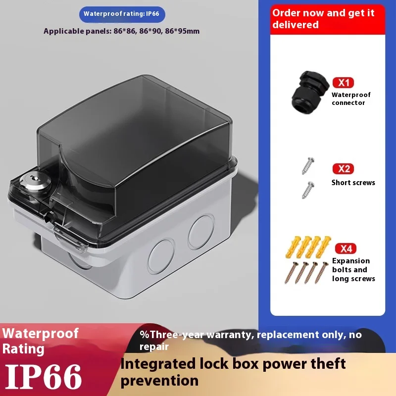 Zewnętrzna obudowa na zewnątrz – Outdoor Power Socket With Lock recenzja i cena