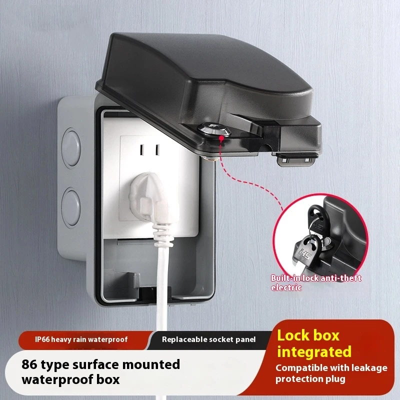 Wodoodporne gniazdo zewnętrzne – Outdoor Power Socket With Lock recenzja i cena