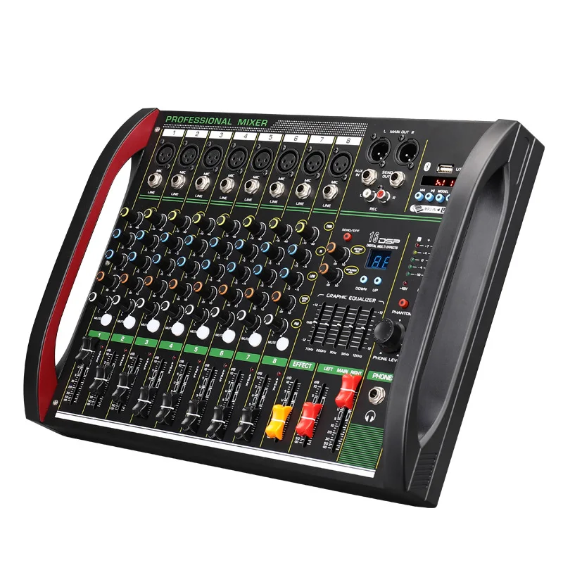 4 / 8 kanałowy mikser DSP efek – Outdoor Power Amplifier recenzja i cena